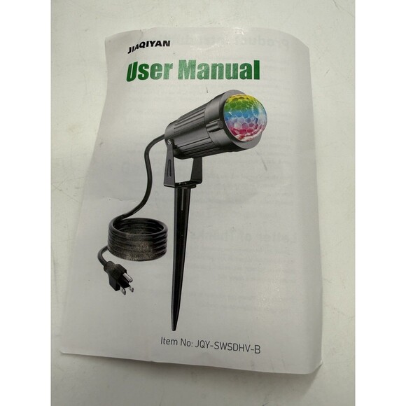 Christmas Outdoor Spot Lights Black Light Projector 16 Col IP65 2 Pack All Metal - Picture 15 of 16